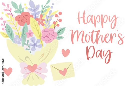 The theme of this card design is Mother’s Day.