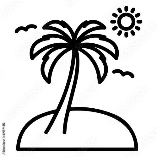 island outline icon