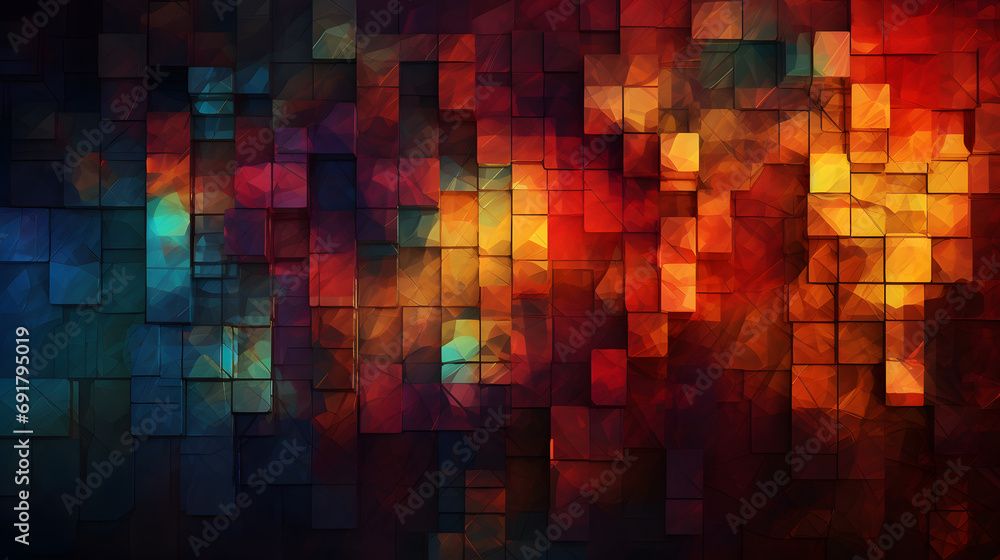 Abstract wallpaper of a seamless pattern design