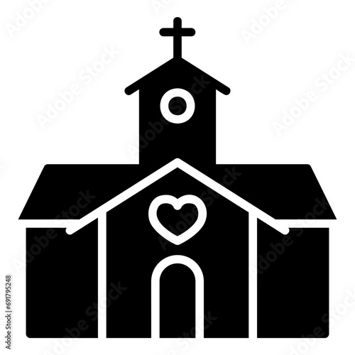 church glyph icon