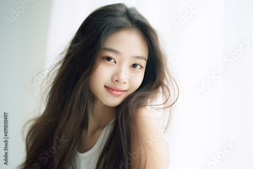 アジア人女性の美容イメージ（スキンケア・ボディケア・エステサロン・ヘアサロン） photo