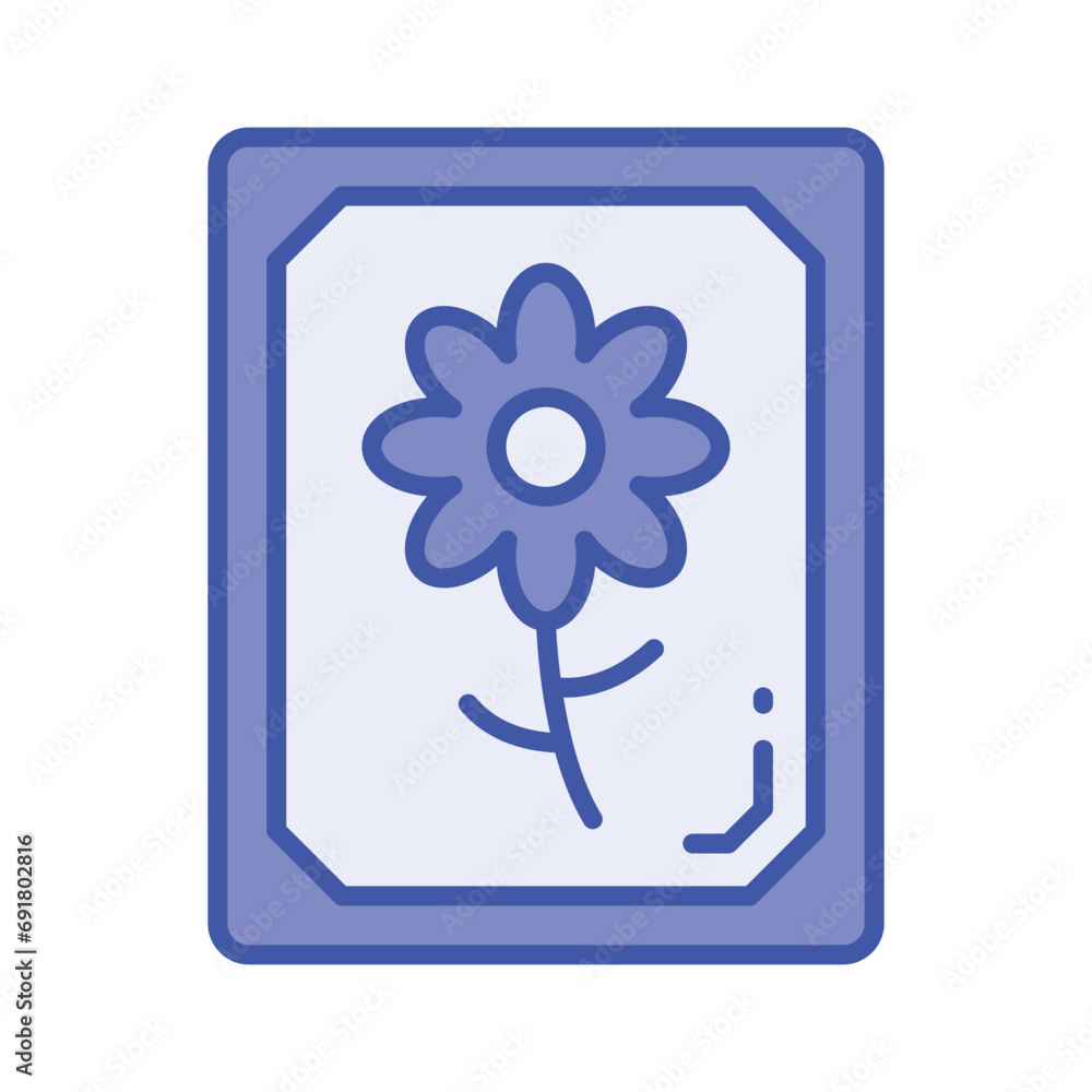 Greeting card vector design in modern style, premium icon