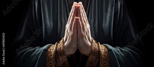 Praying hands visual photo