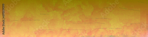 Yellow panorama background banner, with copy space for text or your images