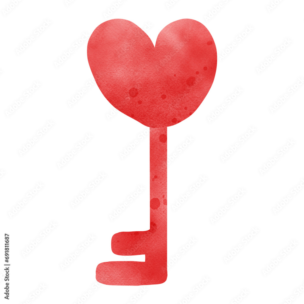Valentine red and white heart and balloon for valentine day Valentine red and white heart and balloon for valentine day