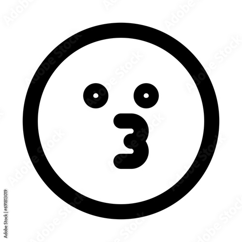 Pouty Line UI Icon