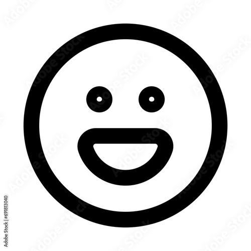 Happy Line UI Icon