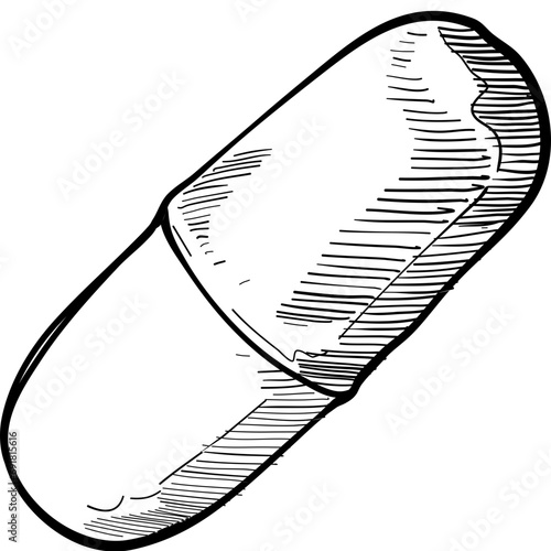 drug handdrawn illustration