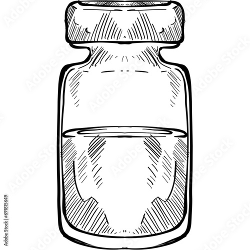 drug handdrawn illustration