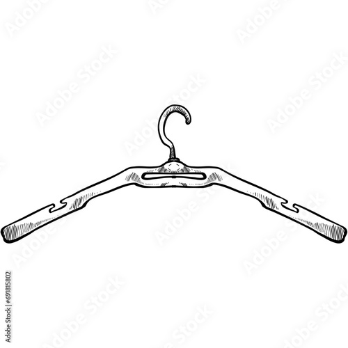 hangers handdrawn illustration