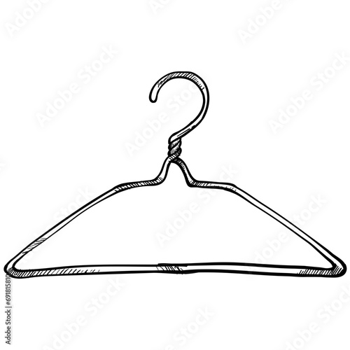hangers handdrawn illustration