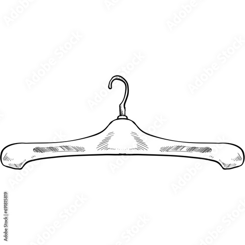 hangers handdrawn illustration