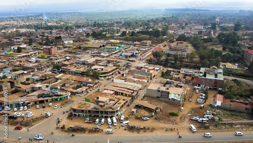 Dry settlement of rural Africa village