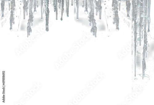 frost on transparent background