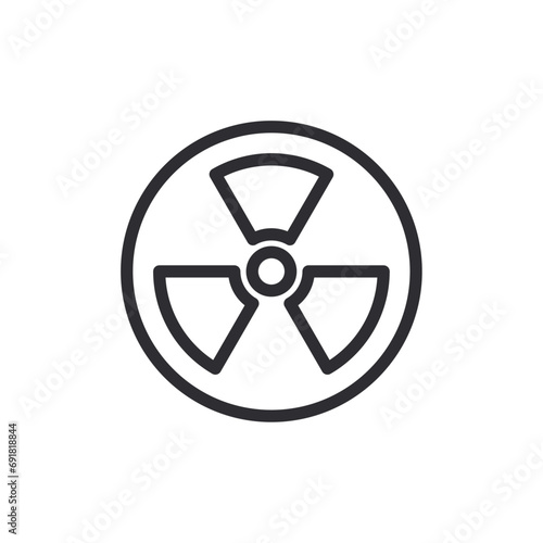 Nuclear, symbol, sciencie, scientific Icon photo