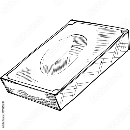 stick lighter handdrawn illustration