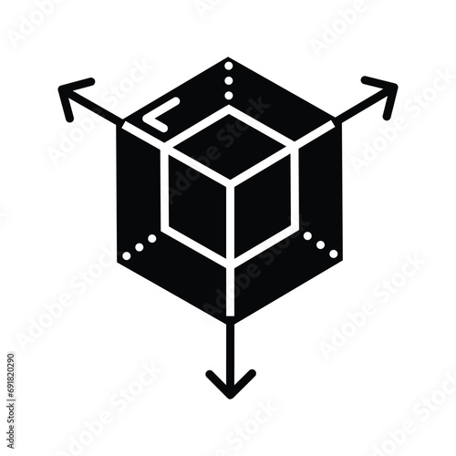 3d modeling vector design, ready to use icon isolated on white background