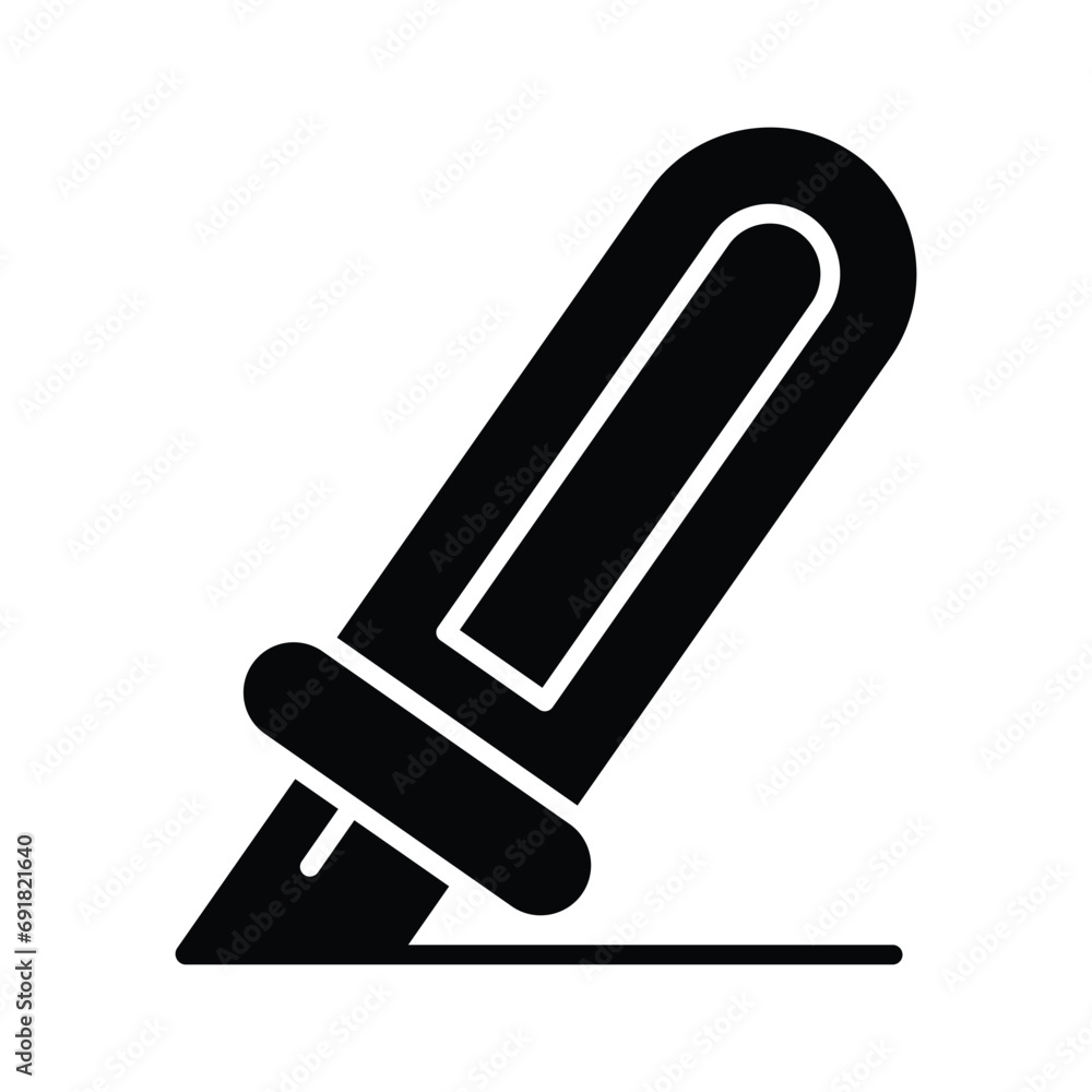 An amazing icon of paper cutter, cutting tool vector in modern design style An amazing icon of paper cutter, cutting tool vector in modern design style