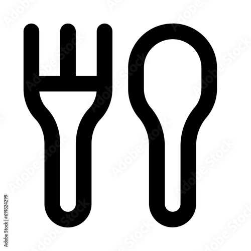 Restaurant Line UI Icon