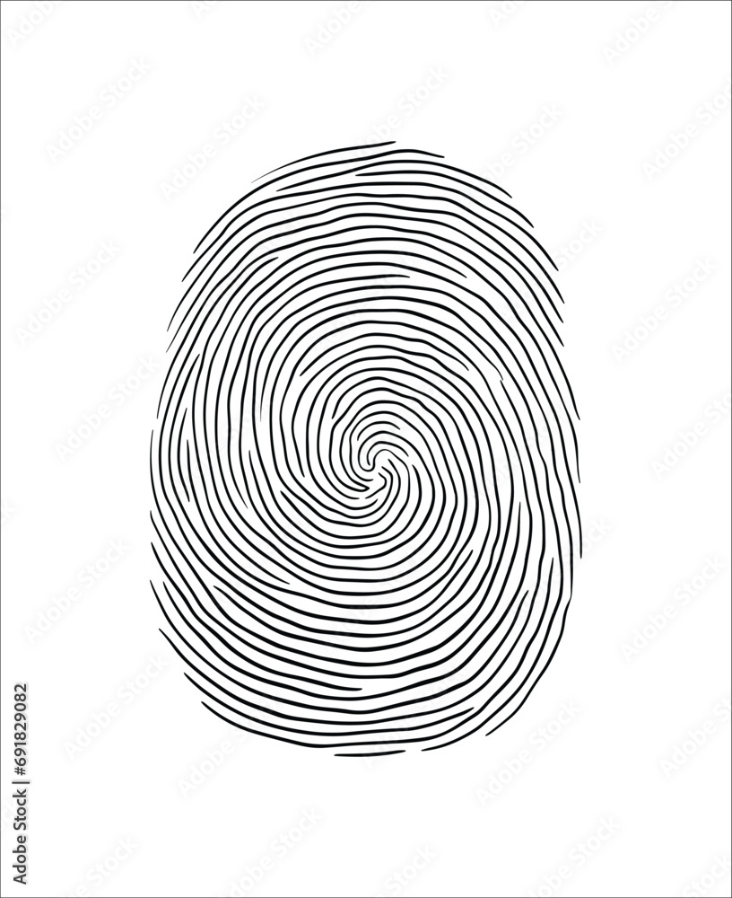 black fingerprints, vector black fingerprints, vector