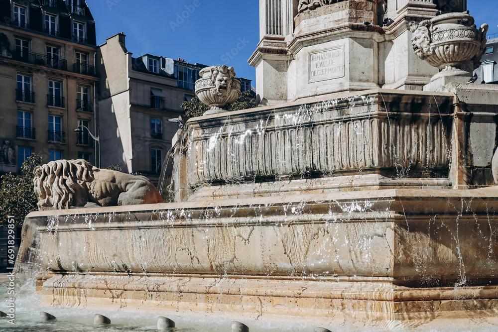 Beautiful Place Saint Sulpice in Paris