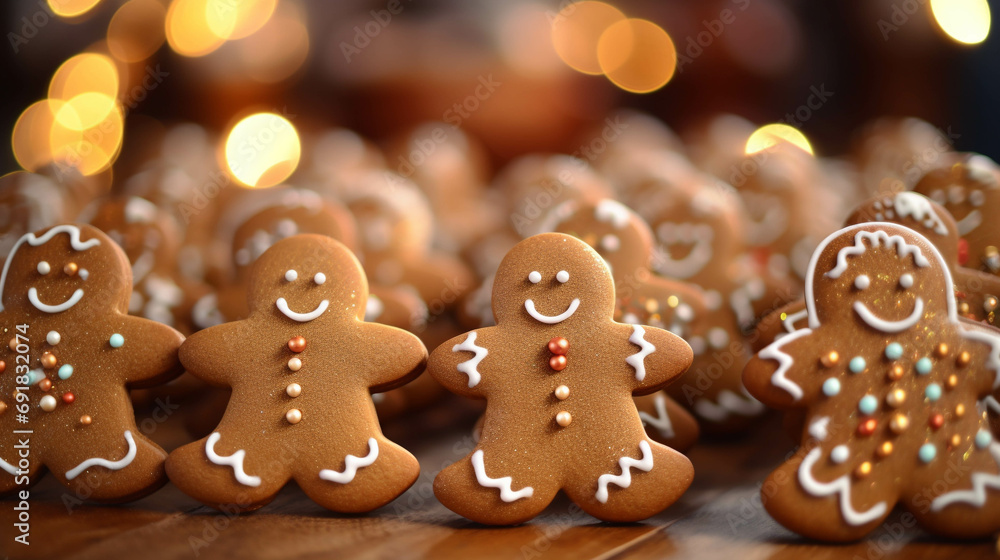 Gingerbread cookies are used as gifts at Christmas and New Year's festivals. Gingerbread cookies are used as gifts at Christmas and New Year's festivals.