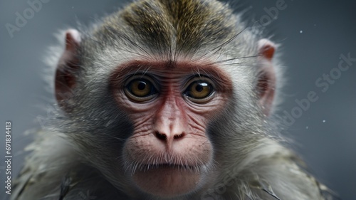 Monkey face animal pictures Generative artificial intelligence