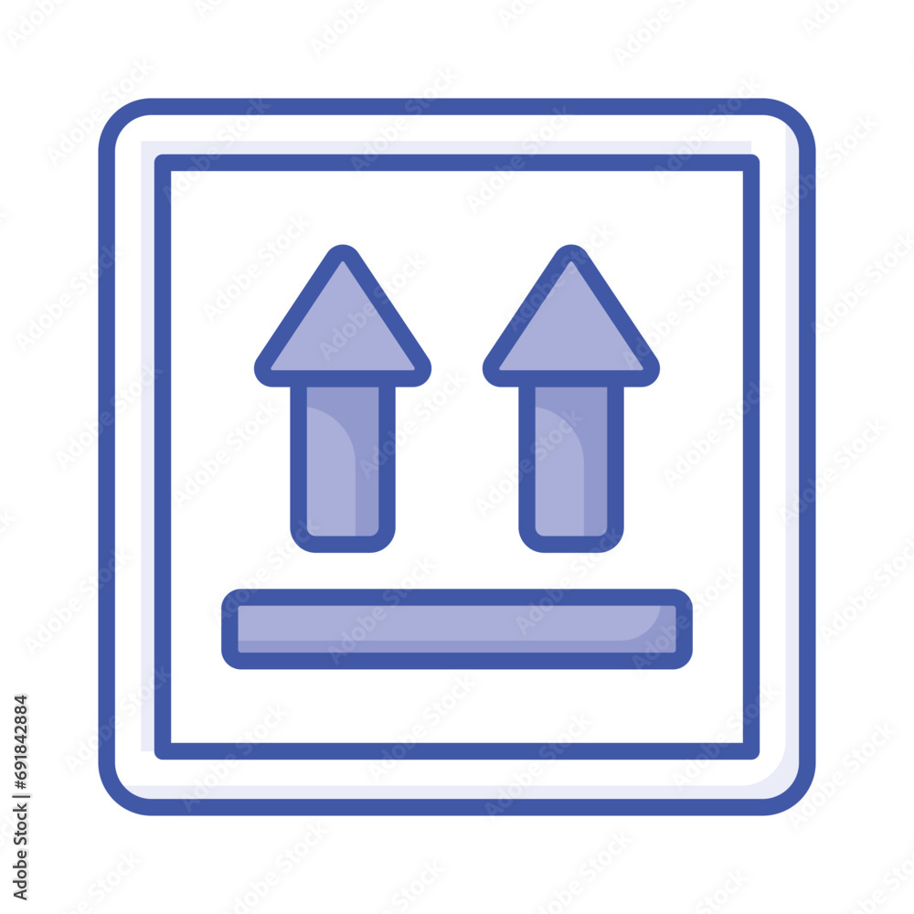 Upward arrow vector design concept of side up icon Upward arrow vector design concept of side up icon