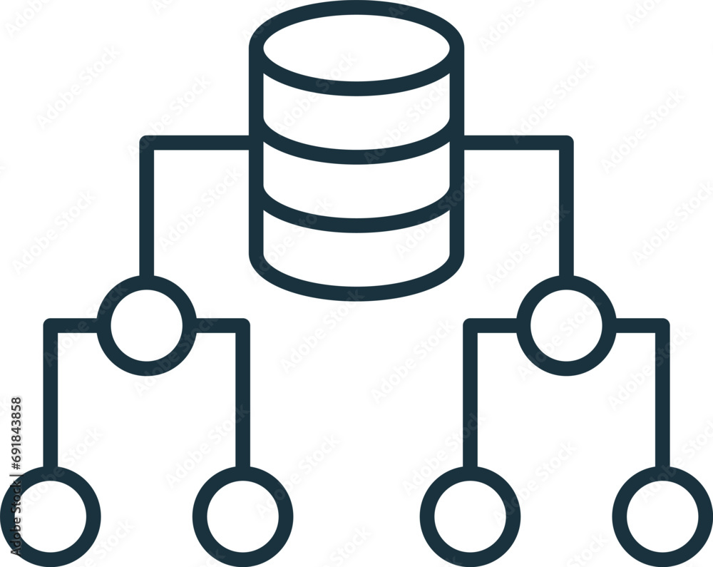 Data structure icon. Monochrome simple sign from data analytics collection. Data structure icon for logo, templates, web design and infographics. Data structure icon. Monochrome simple sign from data analytics collection. Data structure icon for logo, templates, web design and infographics.
