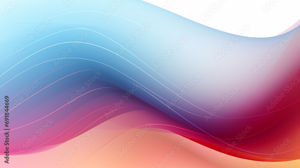 Obraz premium Business background. Wave abstract. PowerPoint and webpage landing background. 