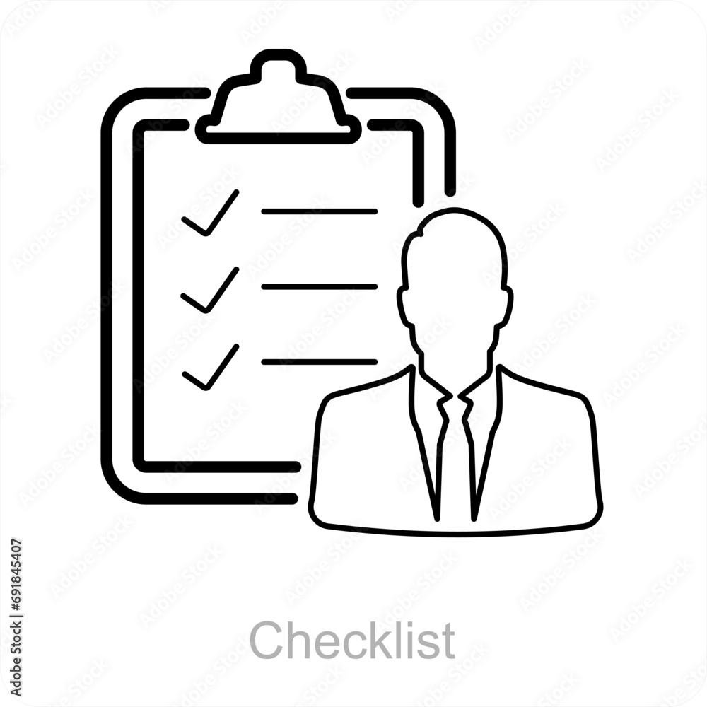 Obraz premium Checklist