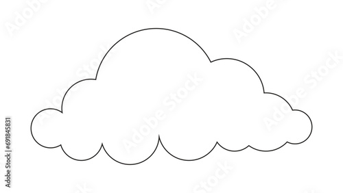 cloud icon black and white clouds