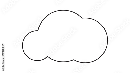 cloud icon black and white clouds