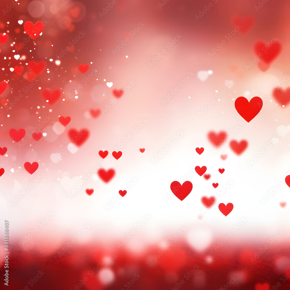 valentine background with hearts. 