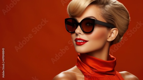 Young Beautiful White Girl Sunglasses Brown, HD, Background Wallpaper, Desktop Wallpaper © Moon Art Pic