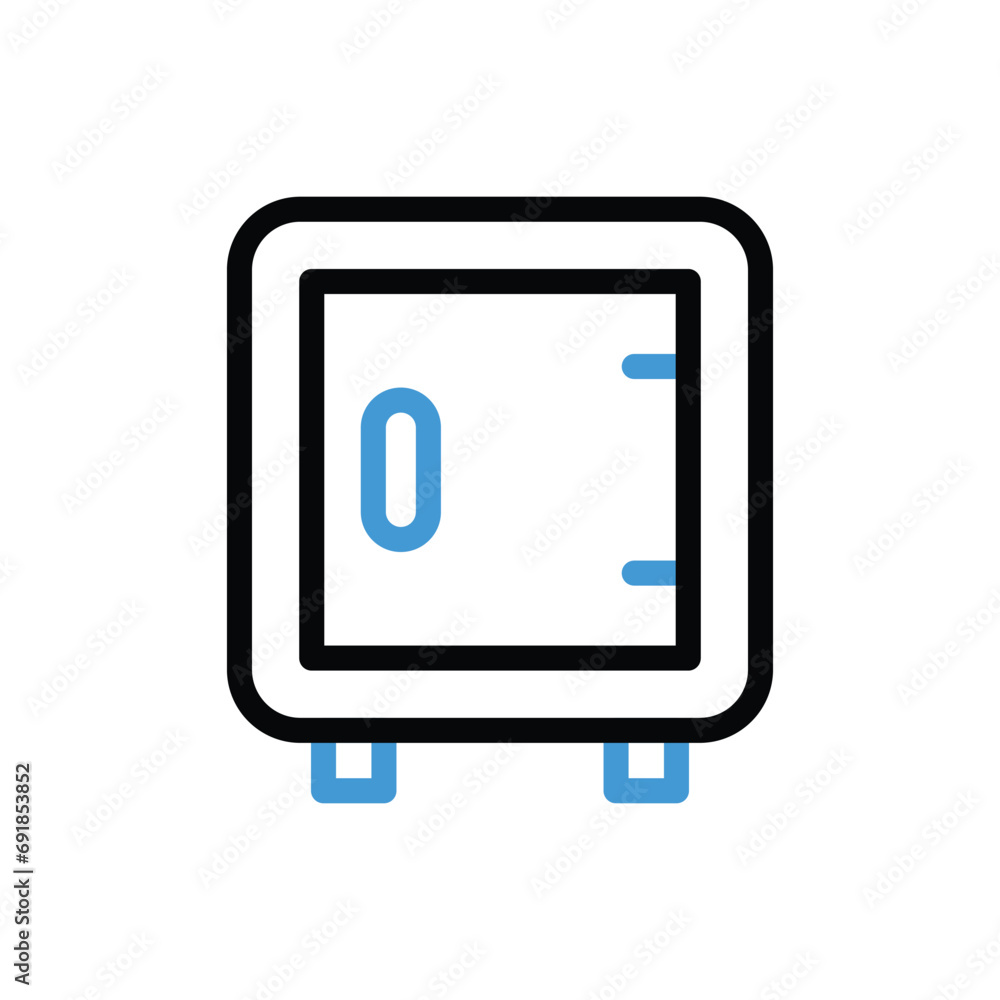 Safe Box icon vector stock illustration Safe Box icon vector stock illustration