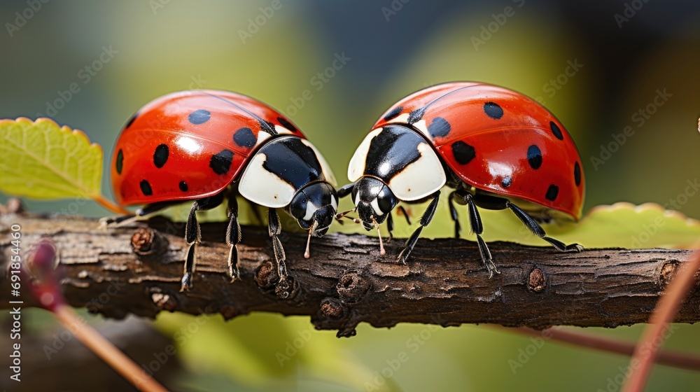 Two Bug On Green Leaves Insects, HD, Background Wallpaper, Desktop ...