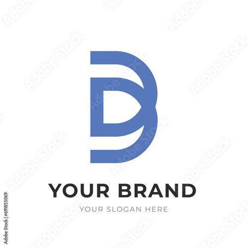 Set of Letter DD, D Logo Design Collection, Initial Monogram Logo, Modern Alphabet Letter DD, D Unique Logo Vector Template Illustration for Business Branding.