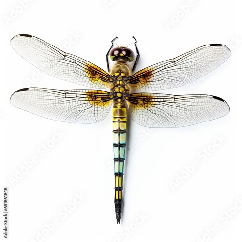 animal04 dargonfly insect bug white background cutout, Generative AI © Flash Canvas