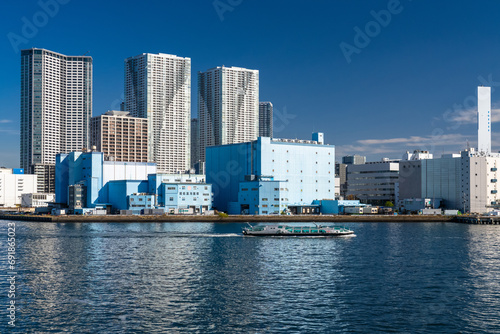                                                        Kachidoki area tower apartment scenery