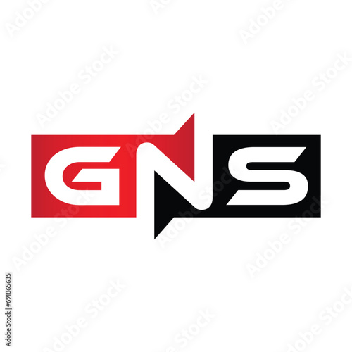 GNS Monogram Initial Letters Logo Free Download GNS Monogram Initial Letters Logo - GFXLoad