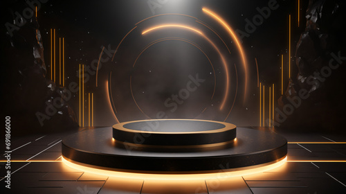 Modern podium design for product display or product