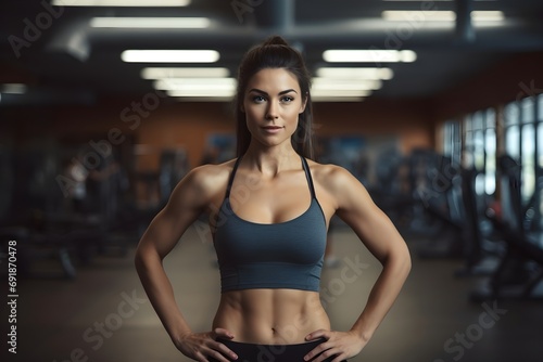 Woman in the gym