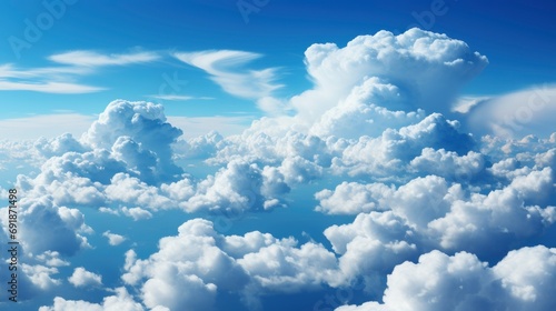 Land Planting Blue Sky Clouds, HD, Background Wallpaper, Desktop Wallpaper