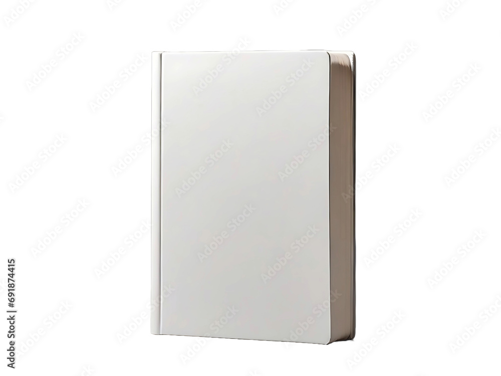 white blank book cover on transparent background white blank book cover on transparent background