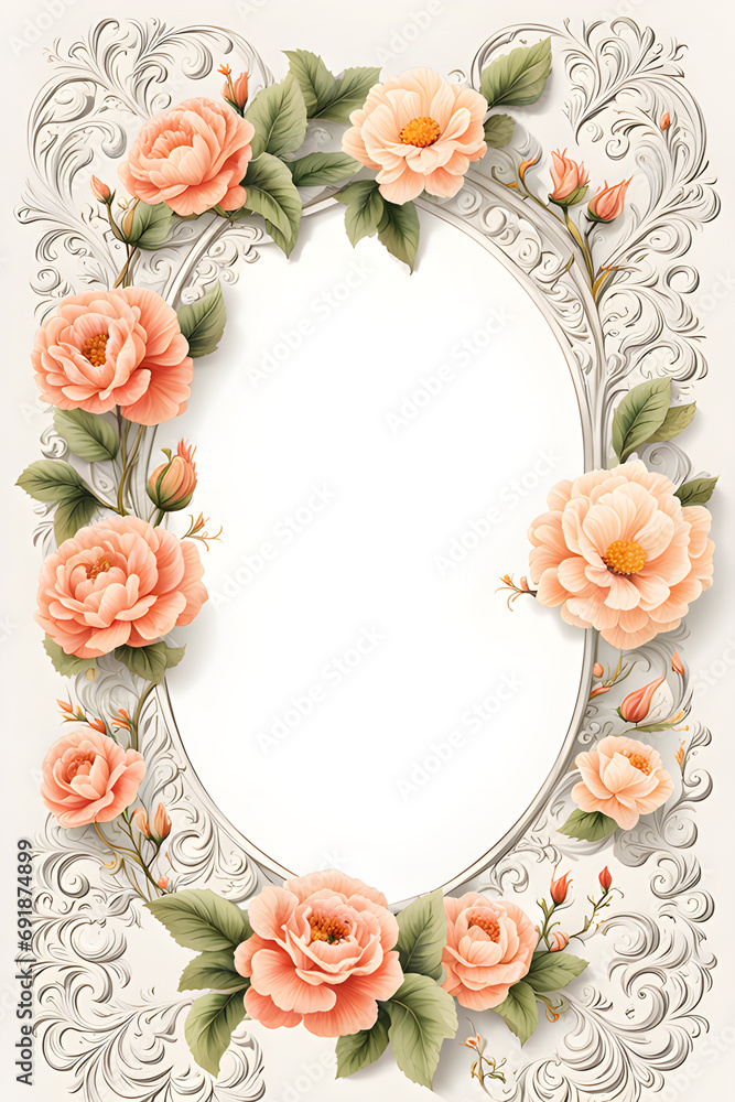 frame of flowers frame of flowers