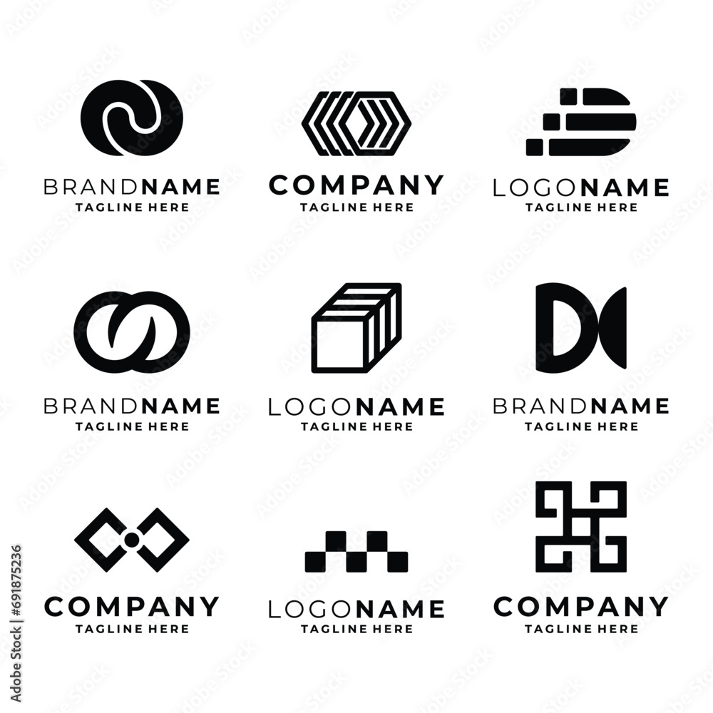 Modern logo vector template Modern logo vector template
