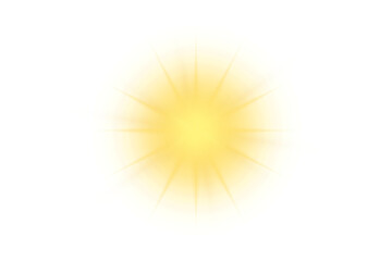 Starlight shine glow. Sparks and bright sparkles effect on transparent background, Light flare Glowing light explodes. shining sun bright flash Special lens flare
