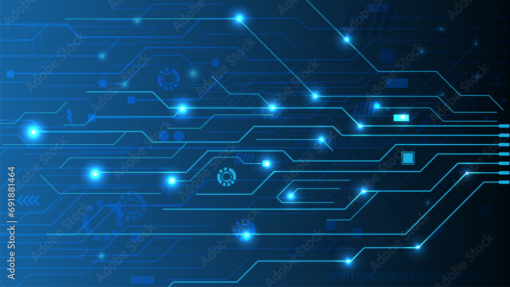 Abstract circuit board futuristic technology processing background Abstract circuit board futuristic technology processing background