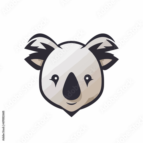 Koala in cartoon, doodle style. Isolated 2d vector illustration in logo, icon, sketch style, Eps 10. AI Generative